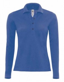 Koszulka polo z długimi rękawami B&C® Safran dla pani Koszulka polo z długimi rękawami B&C® Safran dla pani