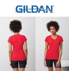 Koszulka GILDAN® Soft Style V dla pani