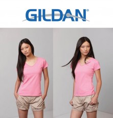 Koszulka GILDAN® Soft Style V dla pani