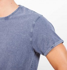 Męski T-shirt Husky z efektem jeansowym Męski T-shirt Husky z efektem jeansowym