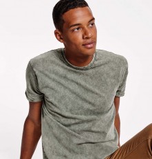 Męski T-shirt Husky z efektem jeansowym Męski T-shirt Husky z efektem jeansowym