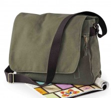 Płócienna torba listonoszka QUADRA® Vintage Płócienna torba listonoszka QUADRA® Vintage