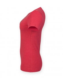 Damski dopasowany T-shirt melanżowy SKINNIFIT® Triblend