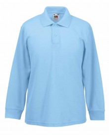 Koszulka polo z długimi rękawami FRUIT OF THE LOOM® dla dziecka Koszulka polo z długimi rękawami FRUIT OF THE LOOM® dla dziecka