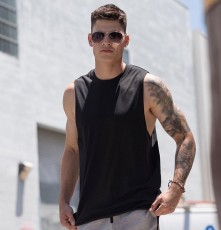 Męska luźna koszulka bez rękawów Męska luźna koszulka bez rękawów