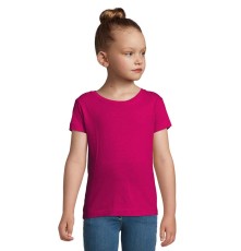 Dziewczęca dopasowana koszulka bawełniana Cherry