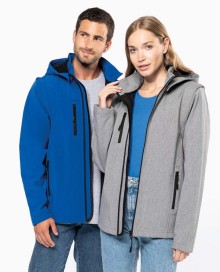 Techniczny softshell Kariban® z odpinanymi rękawami unisex