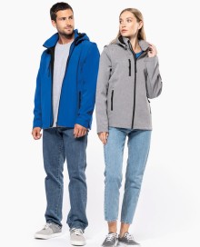 Techniczny softshell Kariban® z odpinanymi rękawami unisex