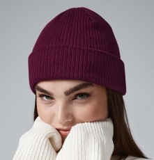 Dwuwarstwowa czapka beanie z bawełny organicznej