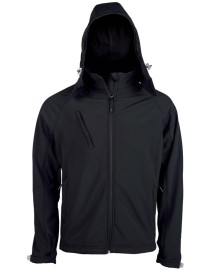 Aktywny softshell z odpinanym kapturem KARIBAN® dla pana