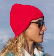 Bawełniana dwuwarstwowa czapka beanie