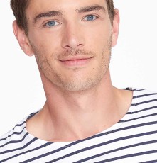 Męska koszulka w paski z długimi rękawami Męska koszulka w paski z długimi rękawami