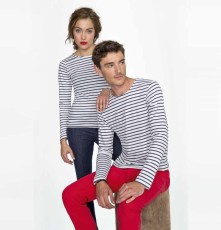 Męska koszulka w paski z długimi rękawami Męska koszulka w paski z długimi rękawami