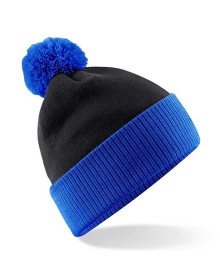 Dwukolorowa czapka z pomponem BEECHFIELD® Snowstar Dwukolorowa czapka z pomponem BEECHFIELD® Snowstar