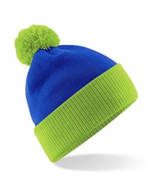 Dwukolorowa czapka z pomponem BEECHFIELD® Snowstar Dwukolorowa czapka z pomponem BEECHFIELD® Snowstar