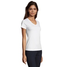 T-shirt damski w serek Imperial