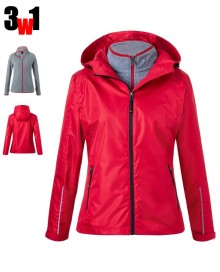 Kurtka z polarem 3 w 1 JAMES-NICHOLSON® Bionic® dla pani