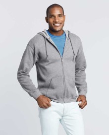 Bluza na zamek z kapturem GILDAN® dla pana