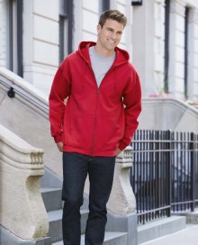 Bluza na zamek z kapturem GILDAN® dla pana