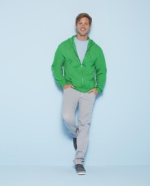 Bluza na zamek z kapturem GILDAN® dla pana