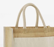 Torba z krochmalonej juty z kieszenią z bawełny WESTFORD MILL®