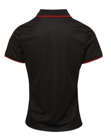 Szybkoschnące polo PREMIER® z kontrastowymi brzegami dla pani
