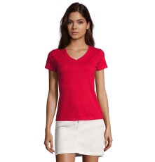 T-shirt damski w serek Imperial