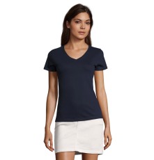 T-shirt damski w serek Imperial