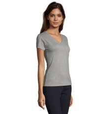 T-shirt damski w serek Imperial