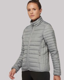 Lekka pikowana kurtka bez kaptura KARIBAN® z woreczkiem dla pani