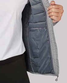 Lekka pikowana kurtka bez kaptura KARIBAN® z woreczkiem dla pani