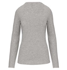 Damska koszulka elastyczna z długimi rękawami