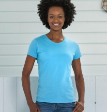 Damski lekki dopasowany T-shirt