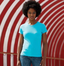 Damski lekki dopasowany T-shirt