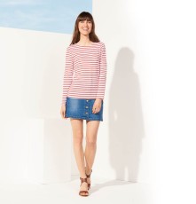 Damska koszulka w paski z długimi rękawami Damska koszulka w paski z długimi rękawami