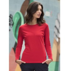 Damska elastyczna koszulka z długimi rękawami Feel Good Damska elastyczna koszulka z długimi rękawami Feel Good