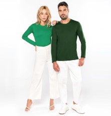 Męski dopasowany T-shirt z długimi rękawami Męski dopasowany T-shirt z długimi rękawami