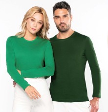 Męski dopasowany T-shirt z długimi rękawami Męski dopasowany T-shirt z długimi rękawami