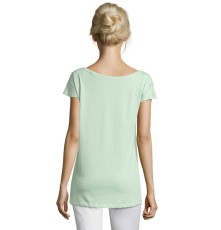 Długi top z dekoltem w łódkę Marylin