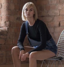 Damska koszulka Tri-Blend z długimi rękawami