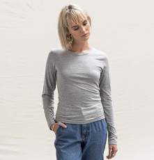Damska koszulka Tri-Blend z długimi rękawami