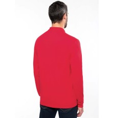 Lekka męska koszulka polo z długimi rękawami Lekka męska koszulka polo z długimi rękawami