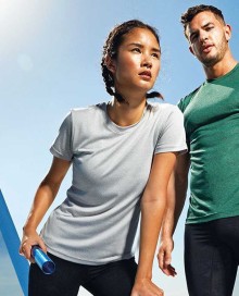 Lekka szybkoschnąca koszulka TRIDRI® dla pani (kolory melanż)