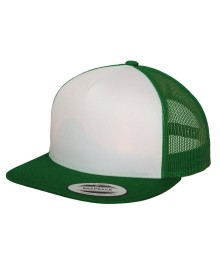 Kontrastowa czapka z siatką FLEXFIT® Trucker Snapback
