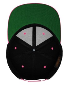 Klasyczna czapka z płaskim kontrastowym daszkiem FLEXFIT® Premium Snapback