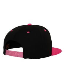 Klasyczna czapka z płaskim kontrastowym daszkiem FLEXFIT® Premium Snapback