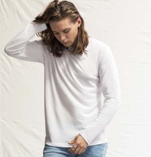 Męska koszulka Tri-Blend z długimi rękawami