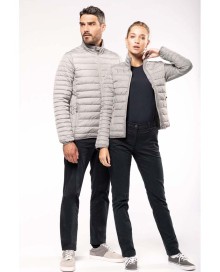 Lekka pikowana kurtka bez kaptura KARIBAN® z woreczkiem dla pana