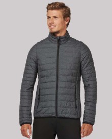 Lekka pikowana kurtka bez kaptura KARIBAN® z woreczkiem dla pana