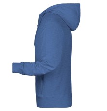 Męska organiczna rozpinana bluza z kapturem